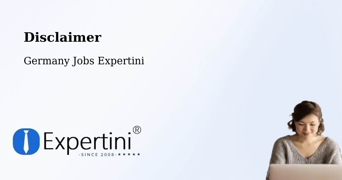 Disclaimer – Viersen - Germany Jobs Expertini